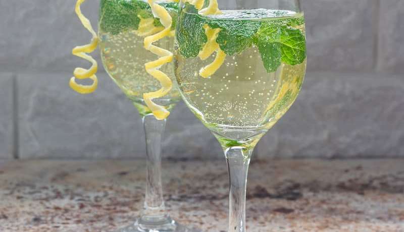 RECETA spritzer-cocktail-with-white-wine-mint-and-ice-dec-PY2U6NV