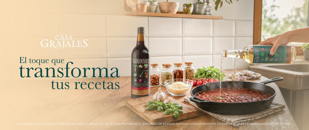 vino gourmet recetas casa grajales